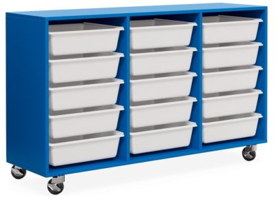 15 Mobile Tote Box Melamine Trolley
