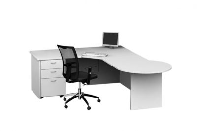 3 Piece Splay Workstation with Bulb End