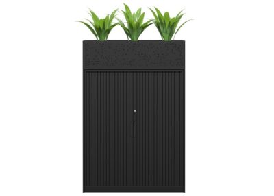 Lunar Tambour Door Cabinet
