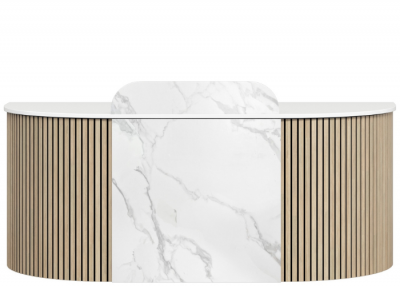 Roxi Front Panel Counter Desk