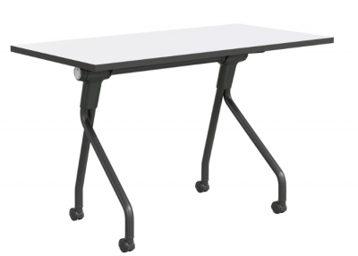 Skola Student Flip Table - Charcoal